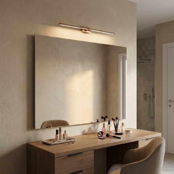 Toolight Toolight, LED nástěnné svítidlo 80cm, 13W, 4000K, 1000lm, APP1897-1W, měděná matná, OSW-66052