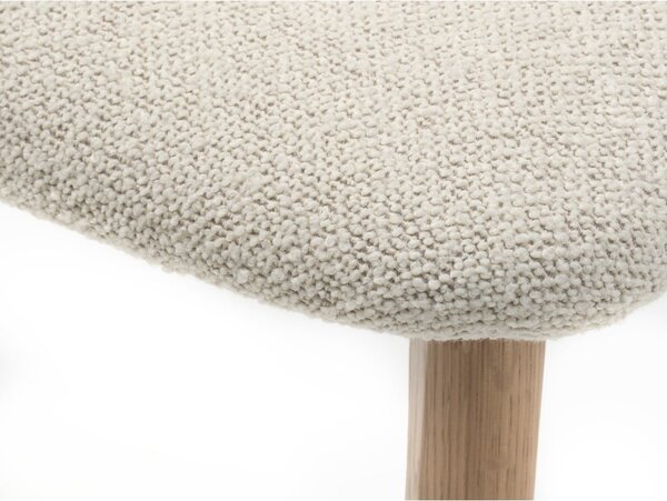 Jídelní židle v krémovo-přírodní barvě Elim – Unique Furniture