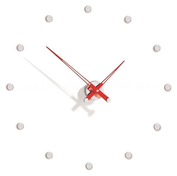 Designové nástěnné hodiny Nomon Rodon 12i red 70cm