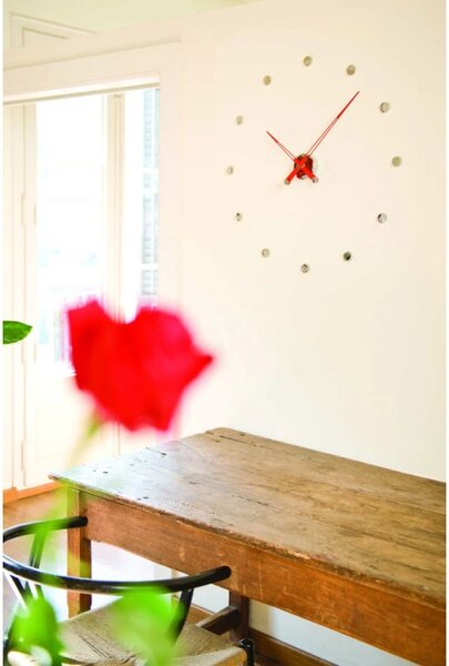 Designové nástěnné hodiny Nomon Rodon 12i red 70cm