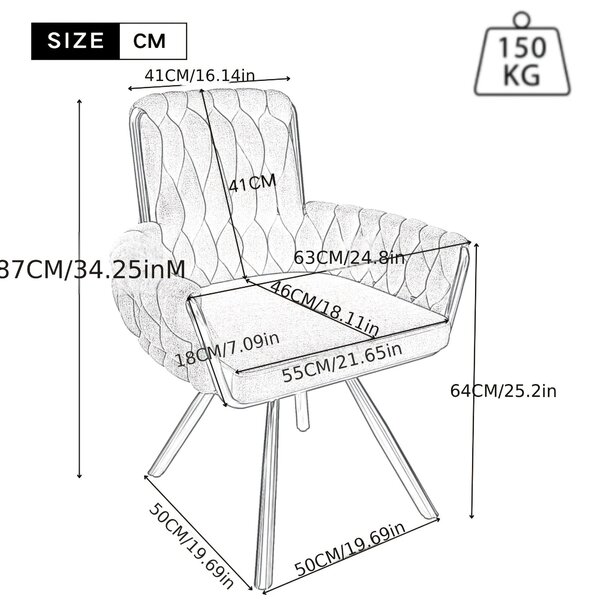 Křeslo - Židle - Jídelní židle - Pohovka - Kuchyňská židle - Bílá barva - Ergonomický design
