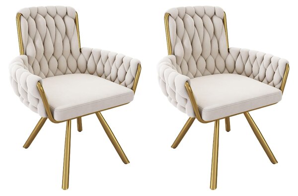 Křeslo - Židle - Jídelní židle - Pohovka - Kuchyňská židle - Bílá barva - Ergonomický design
