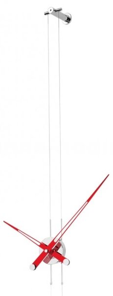 Designové nástěnné hodiny Nomon Pendulo red
