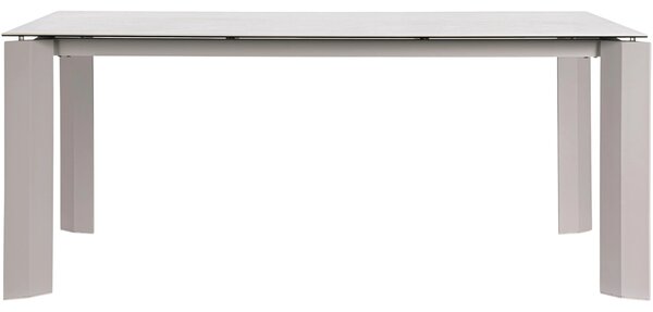 Bizzotto Šedý keramický zahradní stůl Otavio 180 x 95 cm