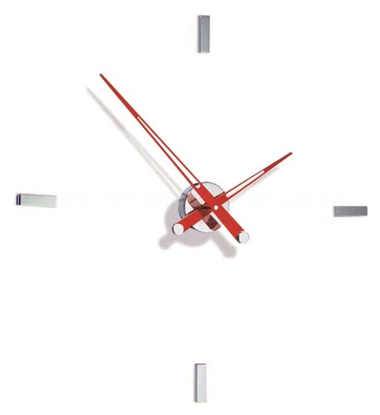 Designové nástěnné hodiny Nomon Tacon 4i red 73cm