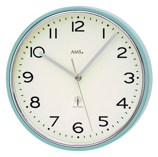 Nástěnné hodiny 5508 AMS řízené rádiovým signálem 25cm
