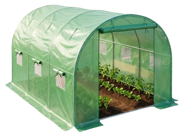 Ak furniture Zahradní fóliovník BEDDIE 200x300x200 cm zelený