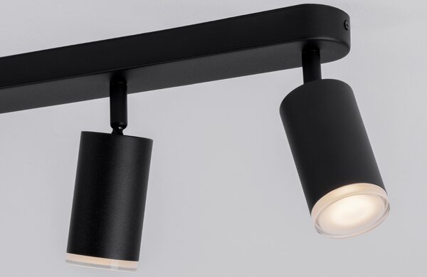 Nova Luce Černé kovové bodové světlo Mao 38 cm