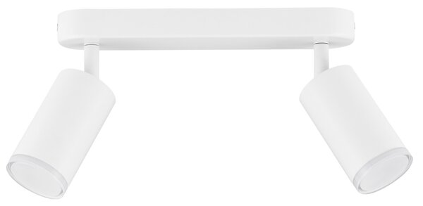 Nova Luce Bílé kovové bodové světlo Mao 26 cm