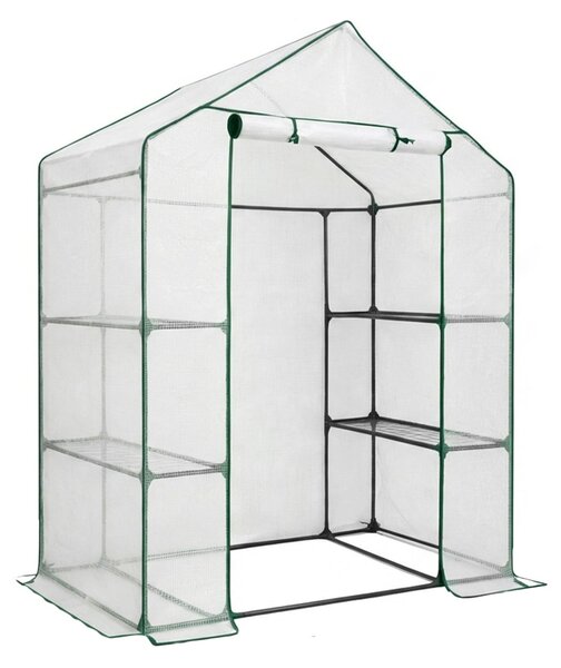 Ak furniture Zahradní fóliovník SOMA 143x73x195 cm čirý
