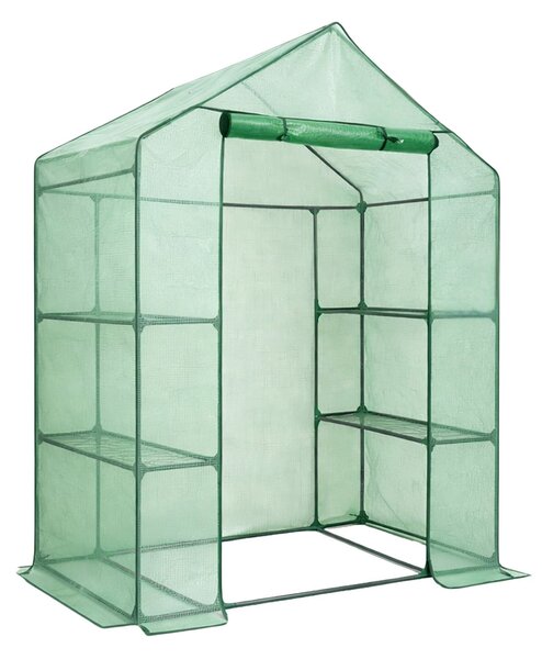 Ak furniture Zahradní fóliovník SOMA 143x73x195 cm zelený