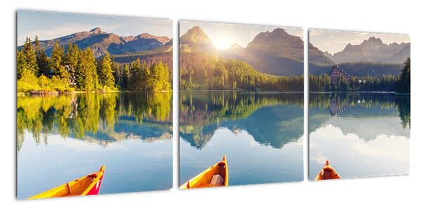 Obraz Štrbské pleso, Tatry, Slovensko (90x30cm)
