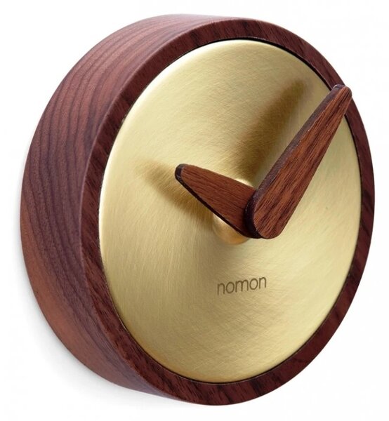 Designové nástěnné hodiny Nomon Atomo Gold 10cm