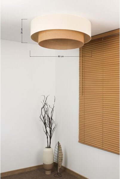Brilagi - LED Stropní svítidlo BOHO STYLE 3xE27/15W/230V pr. 80 cm
