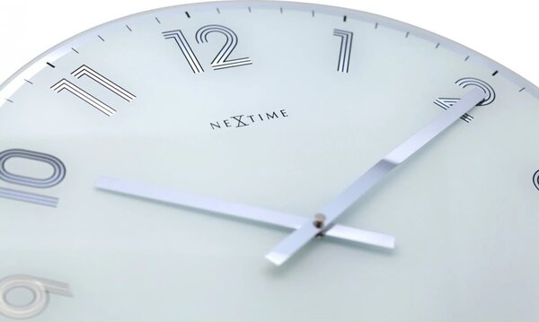 Designové nástěnné hodiny 8190wi Nextime Reflect 43cm