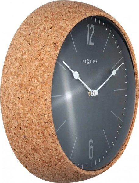 Designové nástěnné hodiny 3509gs Nextime Cork 30cm