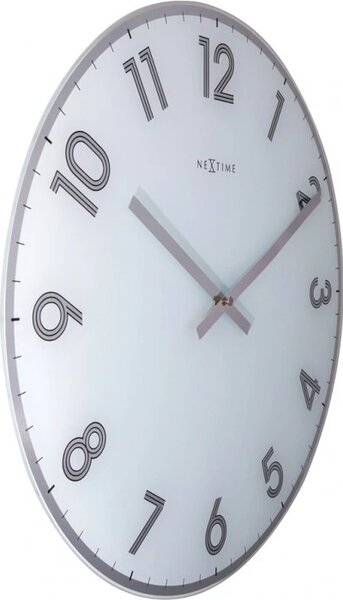 Designové nástěnné hodiny 8190wi Nextime Reflect 43cm