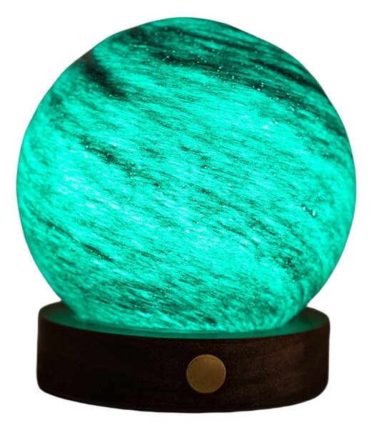 Tmavě hnědá/v tmavě přírodní barvě světelná dekorace na USB ø 8 cm Stellar Ocean – Gingko