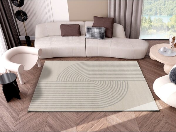 Šedý/krémový koberec 80x150 cm Zen – Universal
