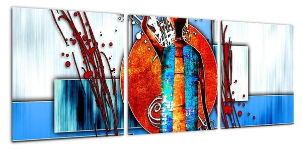 Obrazy na zeď - abstrakce (90x30cm)