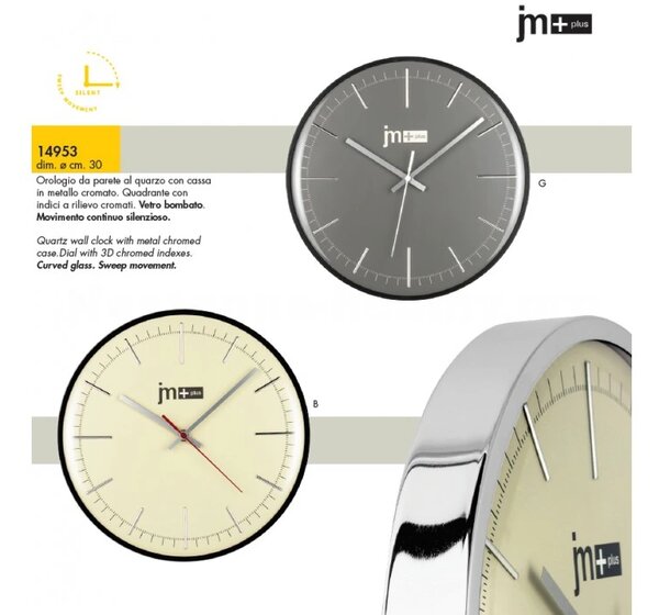Lowell Italy Designové nástěnné hodiny 14953B Lowell 30cm