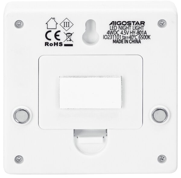 Aigostar - LED Přenosné noční svítidlo LED/3xAAA 6500K