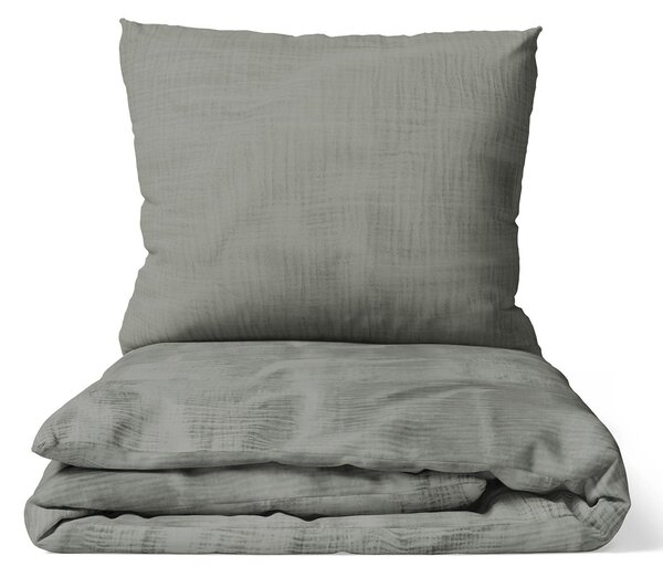 DARRÉ Mušelínové povlečení Grey Velikost: 140 x 200 + 70 x 90