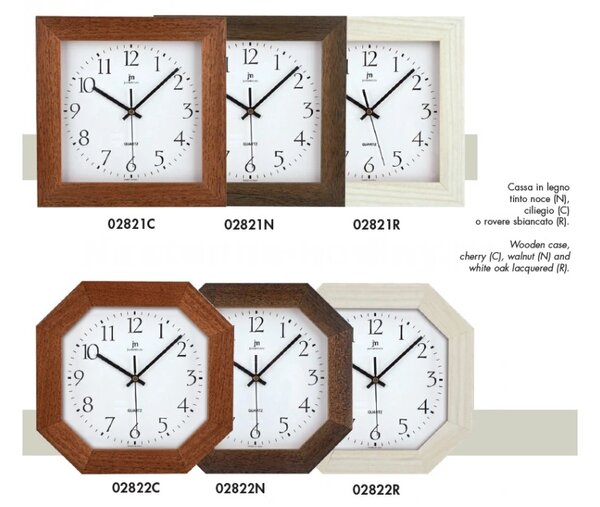 Lowell Italy Designové nástěnné hodiny 02822R Lowell 27cm