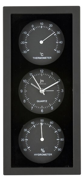 Lowell Italy Nástěnné-stolní hodiny s teploměrem a vlhkoměrem JA7071N Lowell 26cm