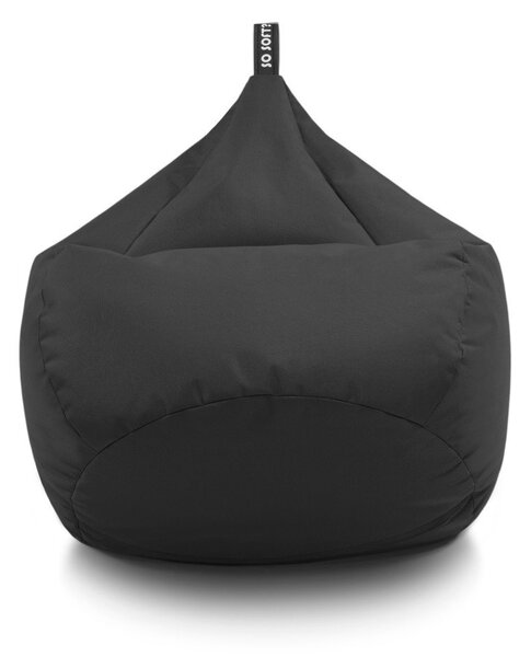 Šedý sedací vak Drop L – So Soft?