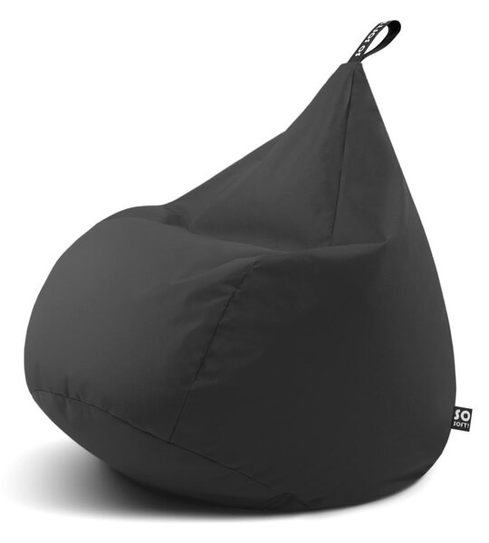 Šedý sedací vak Drop L – So Soft?