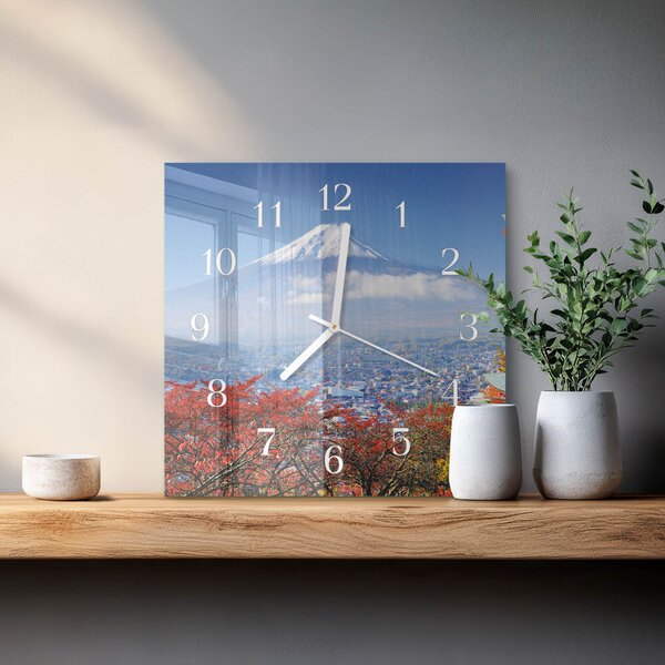 Skleněné hodiny Hora zskb-30x30-00085129