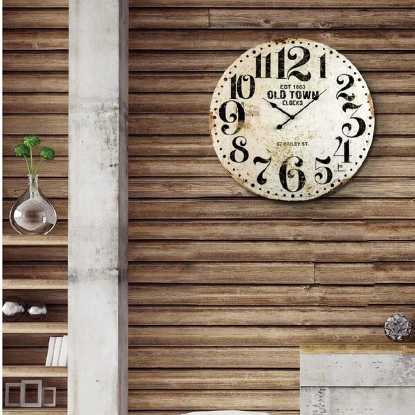 Lowell Italy Designové nástěnné hodiny 21486 Lowell 60cm