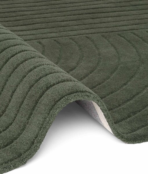 Vikosa, Kusový koberec Vikosa Arcura 106271 Dark Green kruh, 150x150 (průměr) kruh, zelená, ložnice