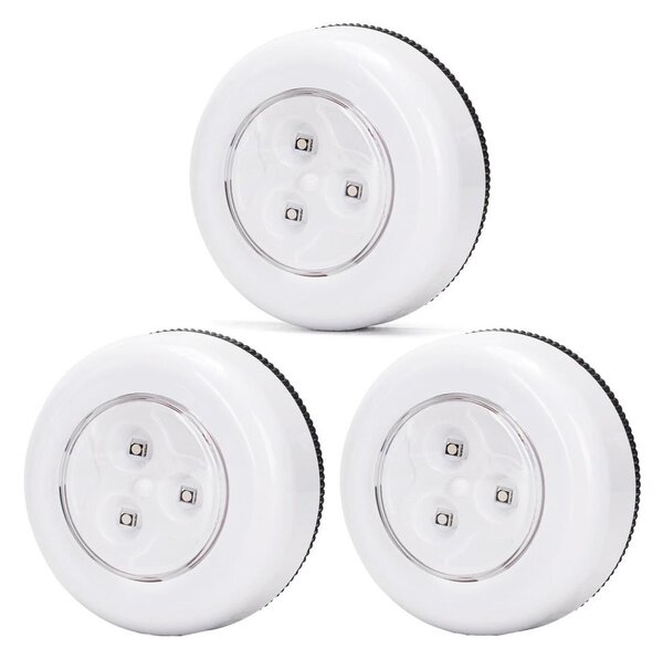 Aigostar - SADA 3x LED RGB Přenosné noční svítidlo LED/3xAAA + DO