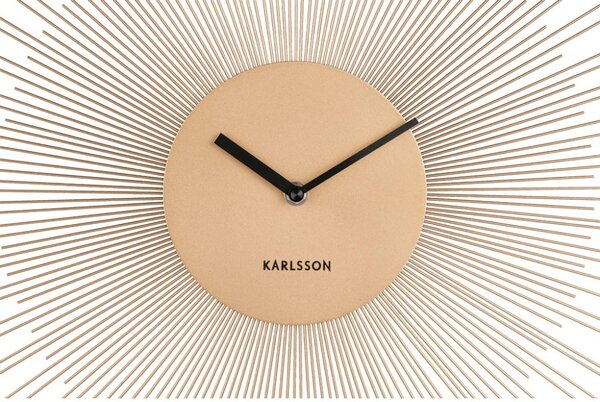 Designové nástěnné hodiny 5817GD Karlsson 45cm