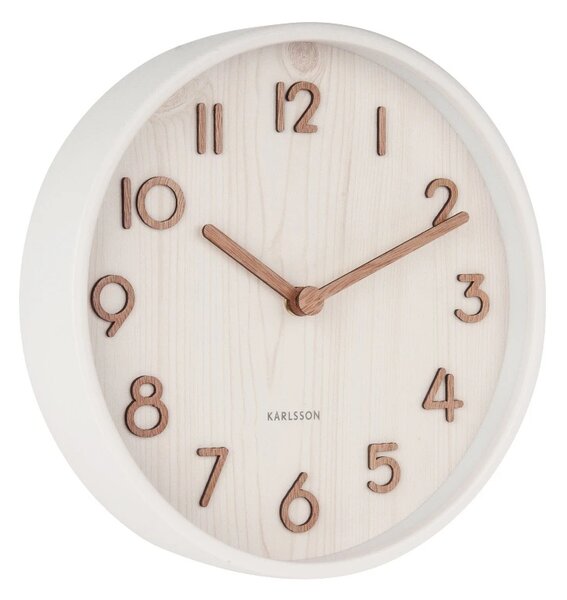Designové nástěnné hodiny 5808WH Karlsson 22cm