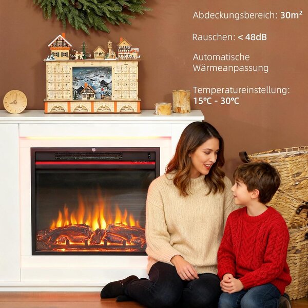 Elektrické topení – Elektrický ohřívač – Atmosférické topení – Krb – Dekorativní topení