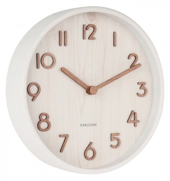 Designové nástěnné hodiny 5808WH Karlsson 22cm