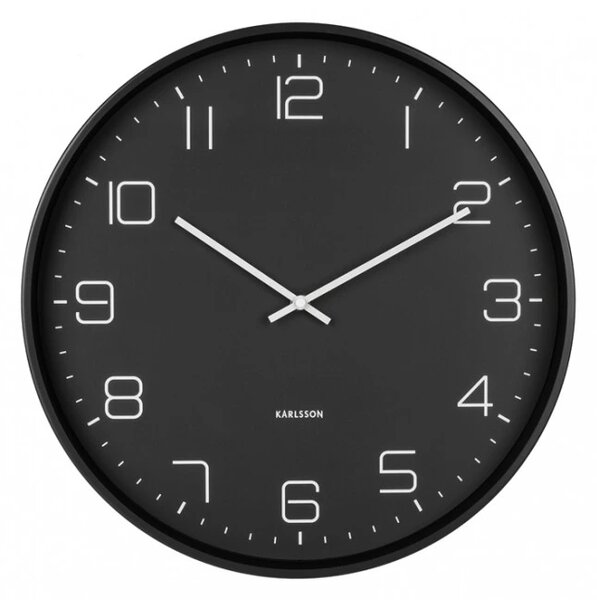 Designové nástěnné hodiny 5751BK Karlsson 40cm