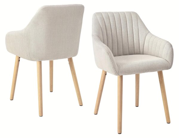 Sada 2/4/6 minimalistických jídelních židlí