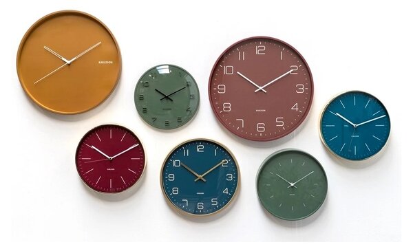 Designové nástěnné hodiny 5807BR Karlsson 40cm