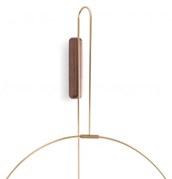 Designové nástěnné hodiny Nomon Daro Gold 108cm