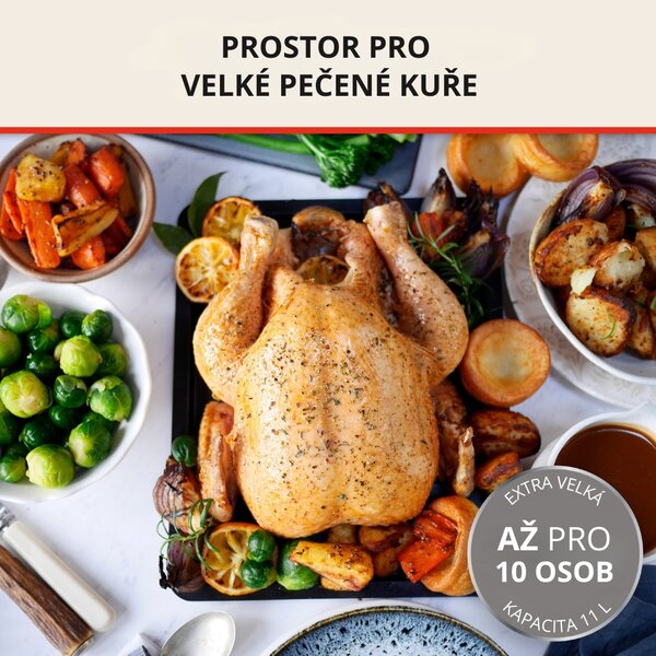 Horkovzdušná fritéza Breville Halo DUAL VDF130X, dvouzónová, 11 l