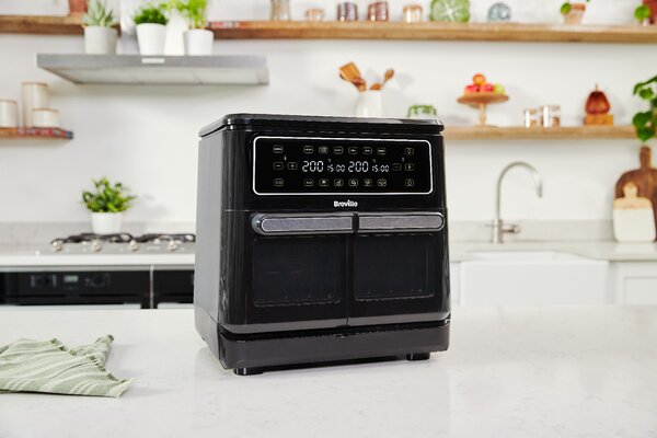 Horkovzdušná fritéza Breville Halo DUAL VDF130X, dvouzónová, 11 l