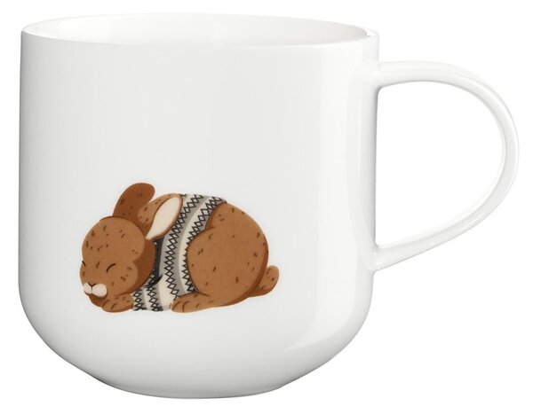 Porcelánový hrnek COPPA WINTER ANIMALS králík 400 ml ASA Selection