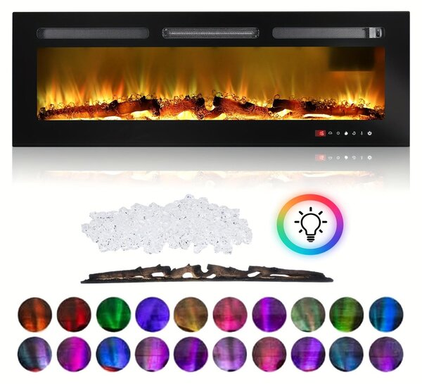 Elektrické topení – Atmosférické topení – Vestavěné topení – Nástěnné topení – Samostatně stojící topení – Výkon 2000 W