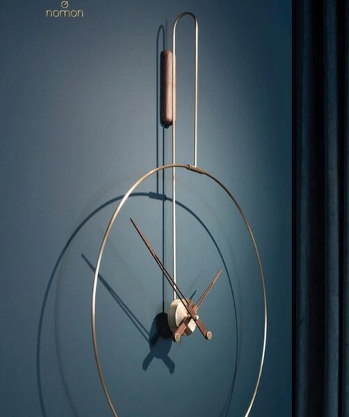 Designové nástěnné hodiny Nomon Daro Gold 108cm