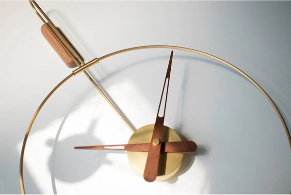 Designové nástěnné hodiny Nomon Daro Gold 108cm