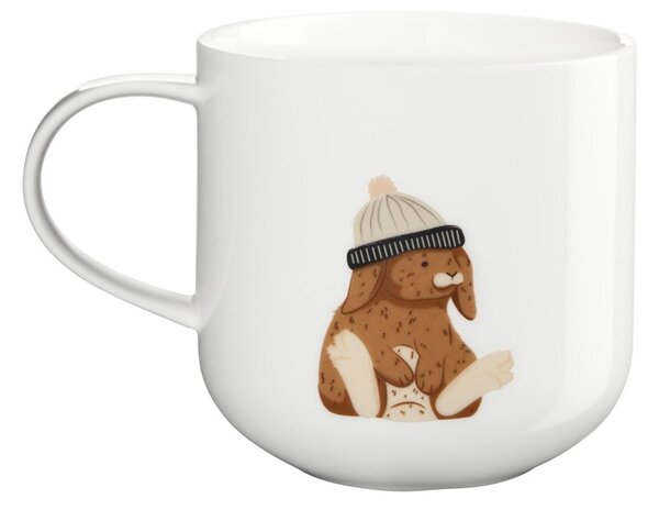 Porcelánový hrnek COPPA WINTER ANIMALS králík 400 ml ASA Selection